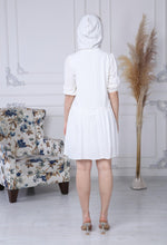 Load image into Gallery viewer, White Hooded Dress
