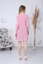 Load image into Gallery viewer, Pink Robe Chiffon Dress
