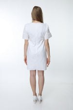 Load image into Gallery viewer, White Ruffle Detailed Dress
